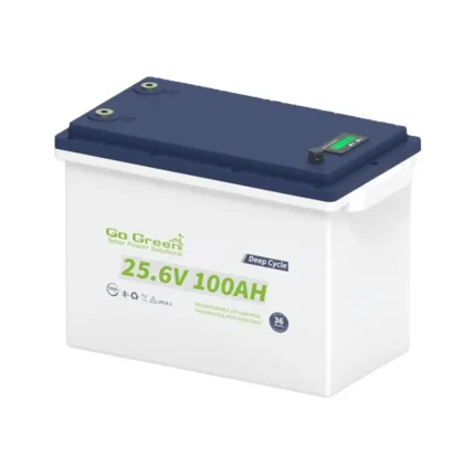 باتری لیتیومی 100 آمپر ساعت 25.6 ولت Go Green مدل GGESS/25.6V-100A